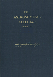 Astronomical Almanac For The Year 2025