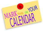 Mark your Calendar