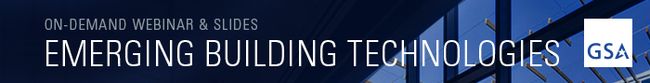 Emerging Building Technologies