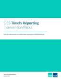 Timely Reporting Intervention Packs