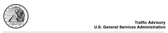 GSA Great Seal Traffic Advisory header