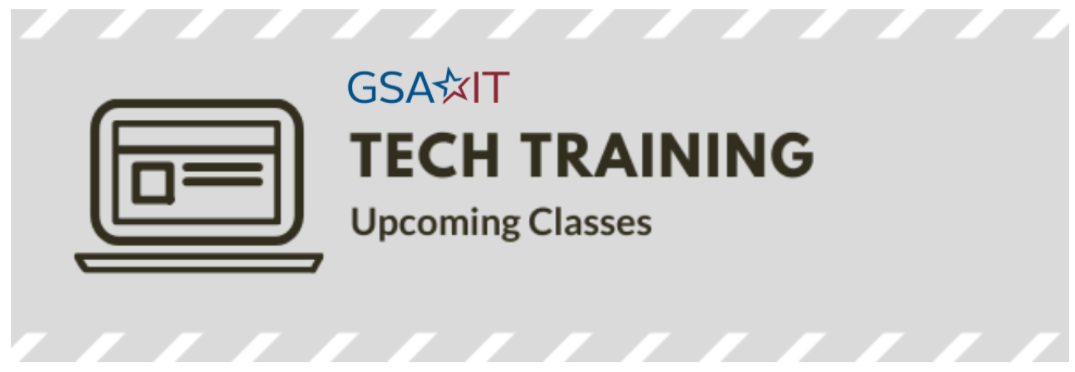 Upcoming Tech Training Classes 