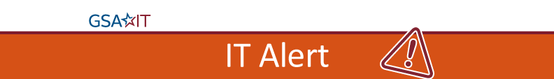 GSA IT Alert