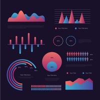 illustration of different data visualizations