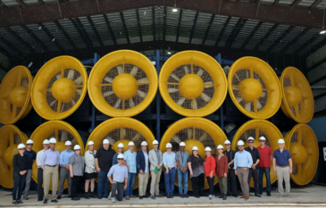 GSA employees at Wall of Wind in Miami FL