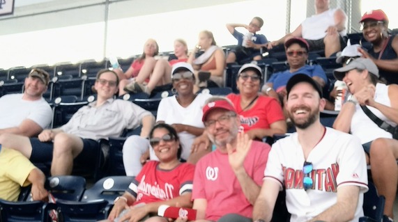 OCFO Nats outing on 7/8