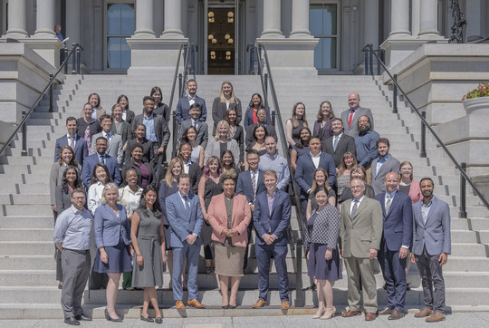 2022 Fellows at Navy Steps