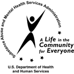 Logo for Substance Abuse and Mental Health Services Administration (SAMHSA)