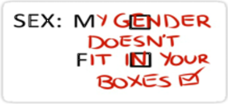 My Gender does not fit into your boxes