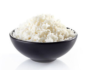 Bowl of white rice