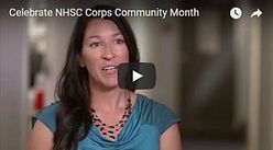 Thumbnail image of the video for Celebrate NHSC Corps Community Month