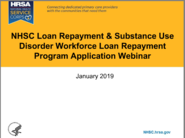 NHSC Application Webinar