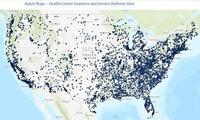 screengrab of a map from data.hrsa.gov