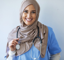 photo of a female health professional