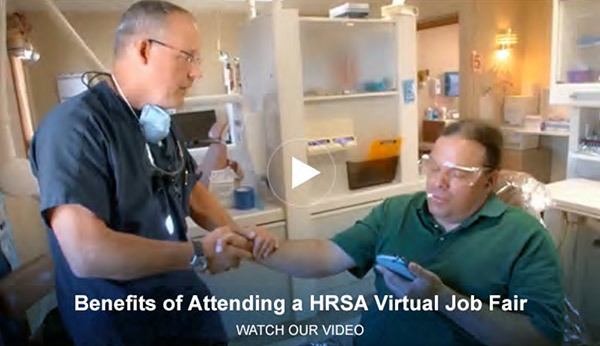 watch our video on the benefits of attending a HRSA virtual job fair
