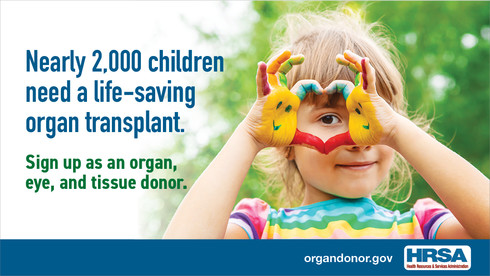 organ donor graphic card