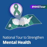 National Tour to Strengthen Mental Health map graphic