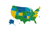state medicaid delivery programs serving children and youth map