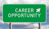 Career Opportunity road sign