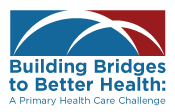 logo for building bridges to better health: a primary health care challenge
