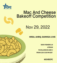 CFC Mac and Cheese Bakeoff poster