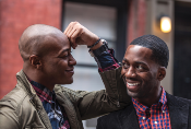 National Black HIV AIDS Awareness Day photo of two Black male friends