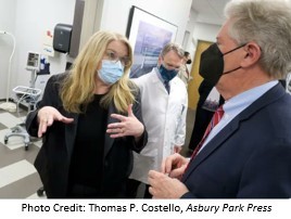 Administrator Johnson and Congressman Frank Pallone. Photo Credit: Thomas P. Costello, Asbury Park Press