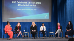 HRSA Administrator Johnson joined other HHS leaders to mark the 13th anniversary of the Affordable Care Act 