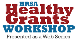 HRSA healthy grants workshop series graphic