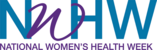 national women's health week logo
