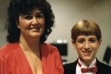 Ryan White with his mom, Jeanne White-Ginder