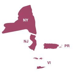 HHS Region II - includes states of New York, New Jersey, Puerto Rico and Virgin Islands