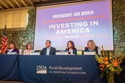 HHS Secretary Xavier Becerra and White House Domestic Policy Advisor Neera Tanden 