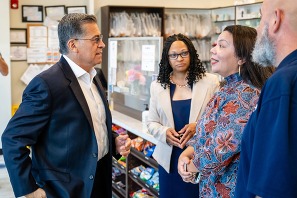 Becerra at Union Community Care Health Center