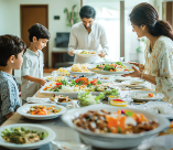 family dinner time