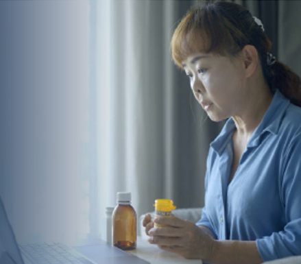 Patient using telehealth for chronic condition prevention and management