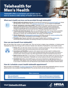 Mens Health Tip Sheet