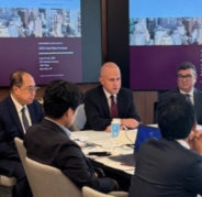 Joseph Gormley at Santander Capital Markets event.