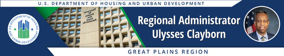 HUD Great Plains Region RA Clayborn banner