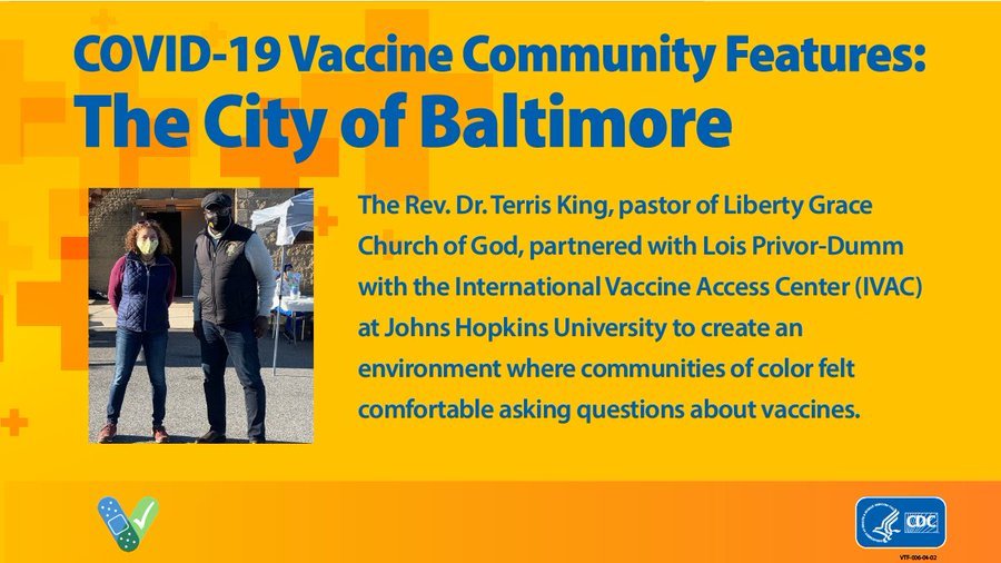 Baltimore African American Faith Community is Key in Promoting Vaccine Confidence