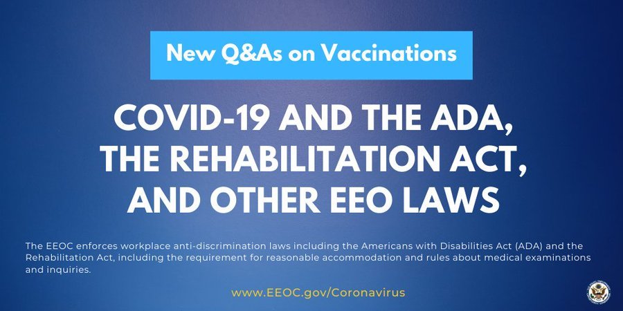 COVID-19 and the ADA, the Rehabilitation Act, and other EEO laws