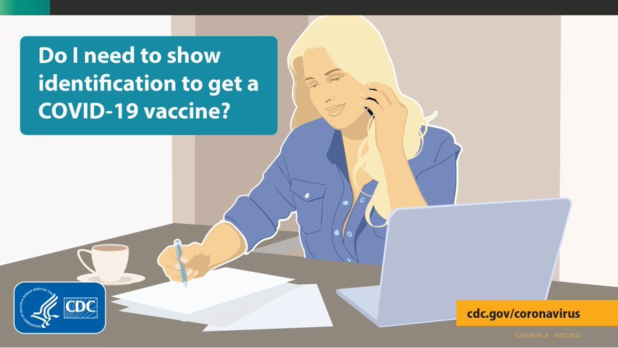 Do I need to show identification to get a COVID-19 vaccine?