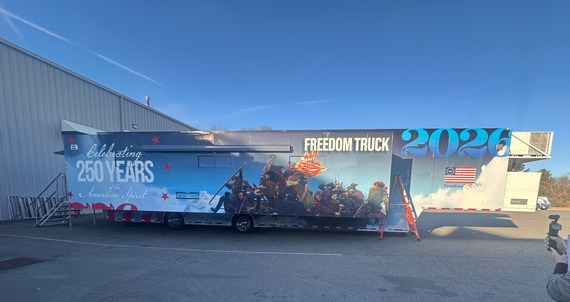 Exterior view of the Freedom Truck
