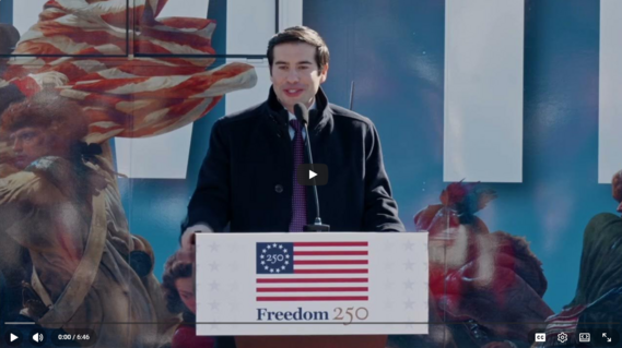 Preview of video of Keith Sonderling's speech