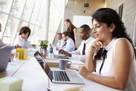 outreach connection business woman office