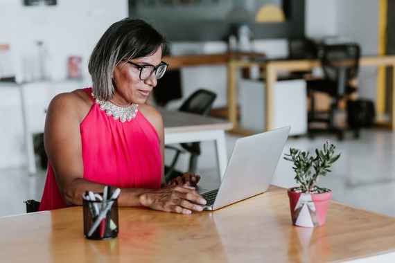 Woman Business Owner on laptop