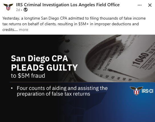 LAFO CPA PLEADS GUILTY