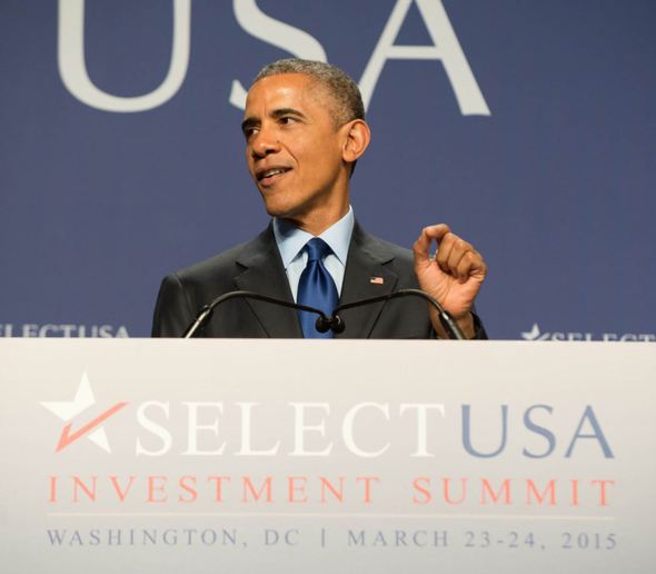President Obama at the 2015 Investment Summit