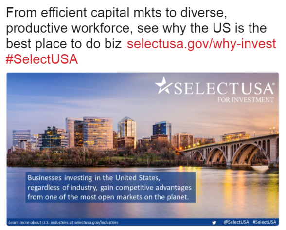 From efficient capital mkts to diverse, productive workforce, see why the US is the best place to do biz