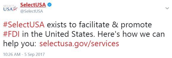 #SelectUSA exists to facilitate & promote #FDI in the United States. Here's how we can help you: https://www.selectusa.gov/services